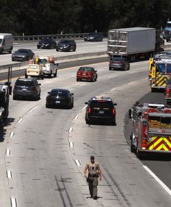 Los Angeles. Awaryjnie lądowanie samolotu na autostradzie. Na pokładzie były dwie osoby