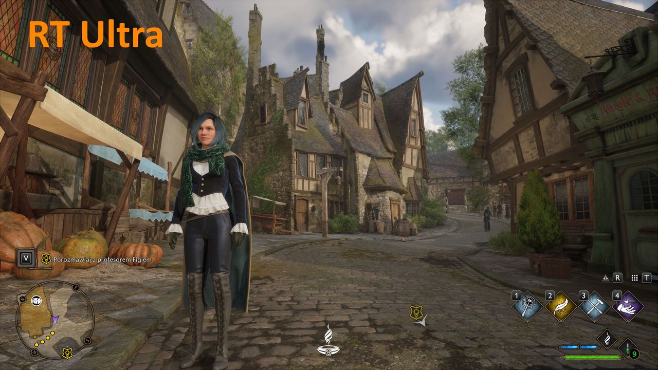 Hogwarts Legacy - RT AO - ustawienia  ultra