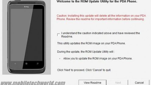 Wyciekł ROM telefonu HTC Spark z Windows Phone 7? 1