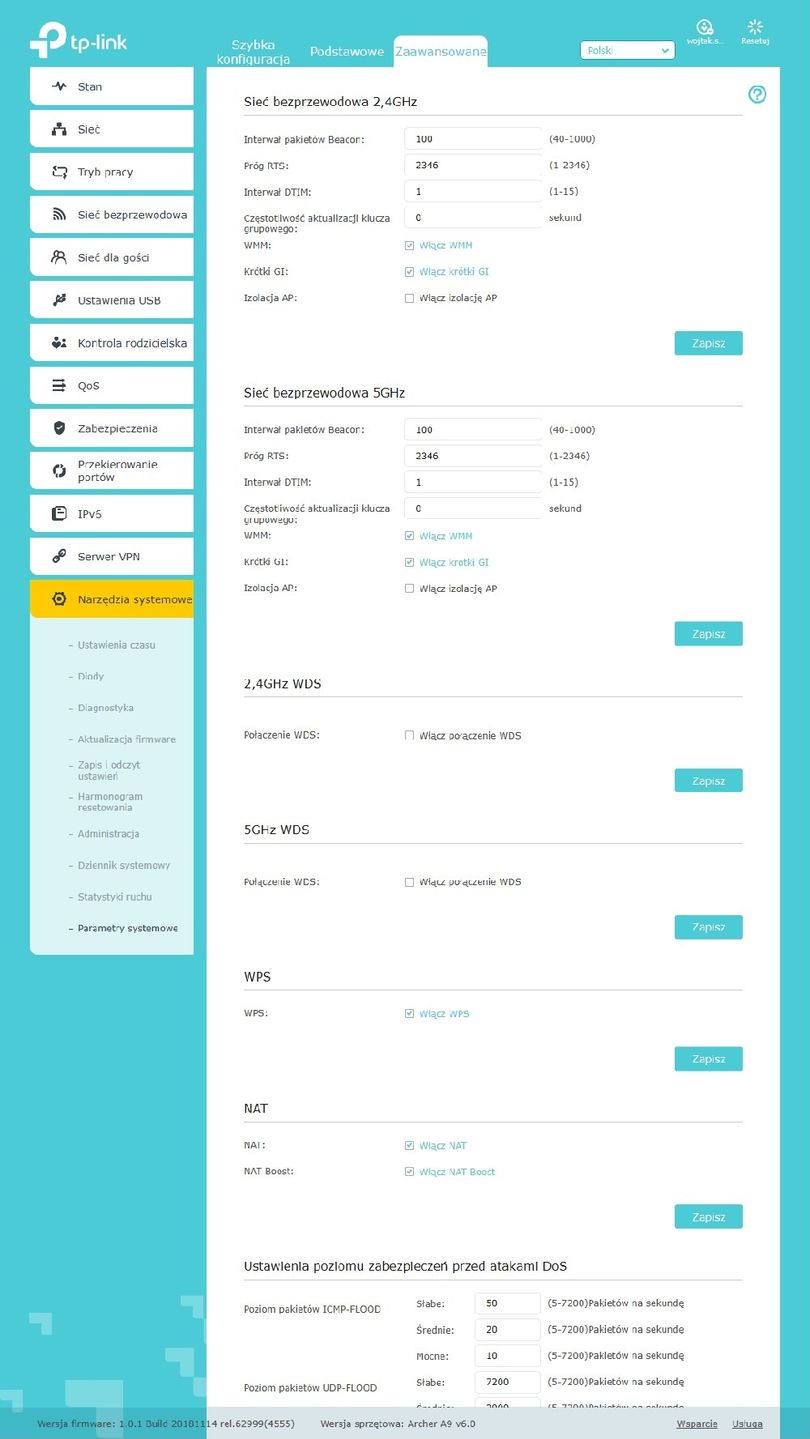 TP-Link Konfiguracja Zaawansowana
