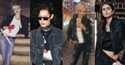 Czarne kurtki jeansowe - z czym noszą je celebrytki?
