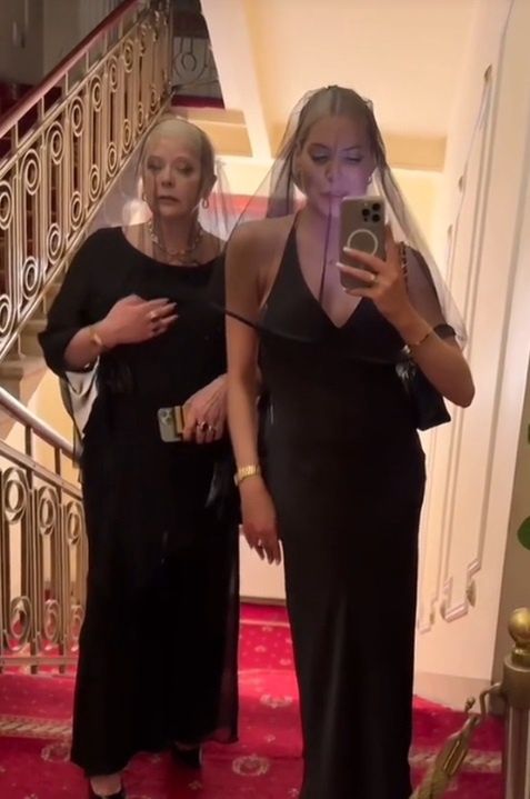 Julia Von Stein celebrates her father's birthday