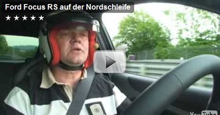 Ford Focus RS okrąża północną pętlę Nurburgring