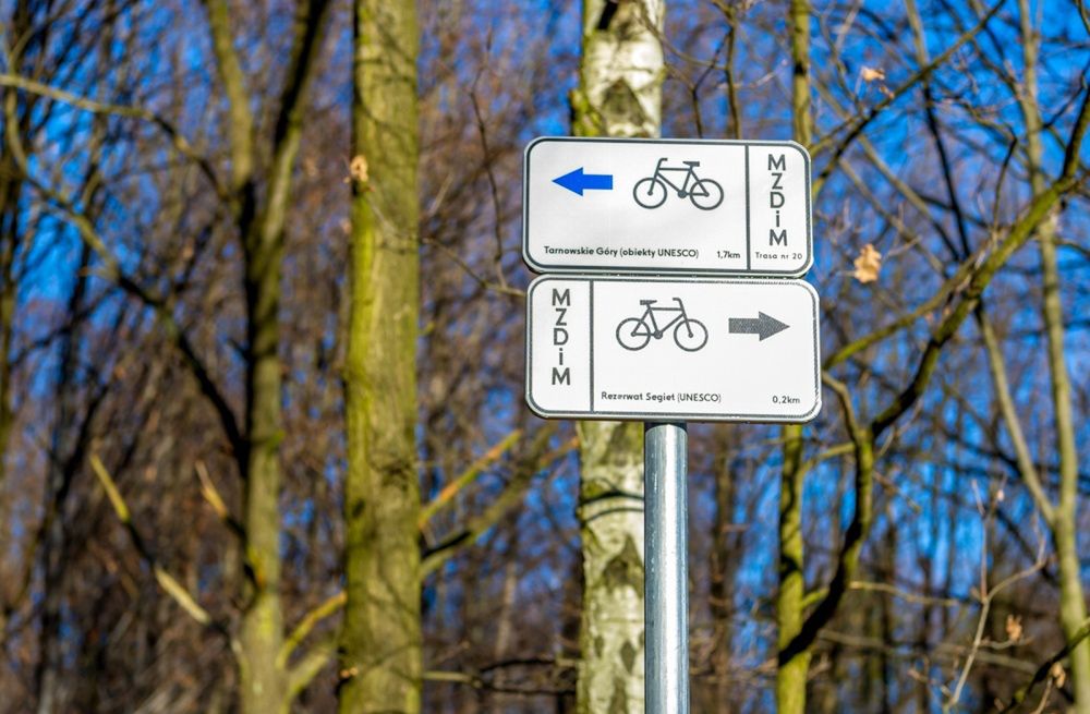 Trasy rowerowe w Bytomiu zyskały nowe oznakowanie.