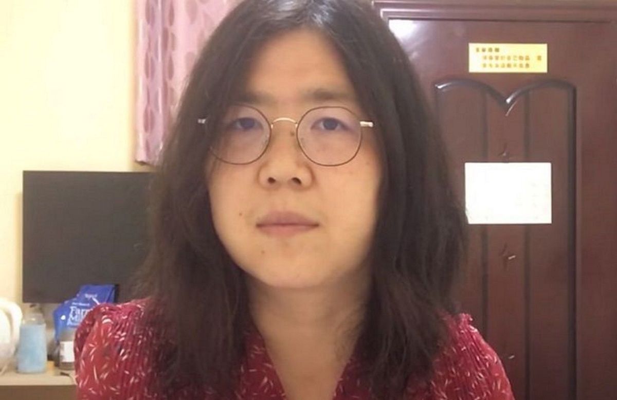Sąd nie miał litości dla dziennikarki z Wuhan. Wyroku słuchała na wózku