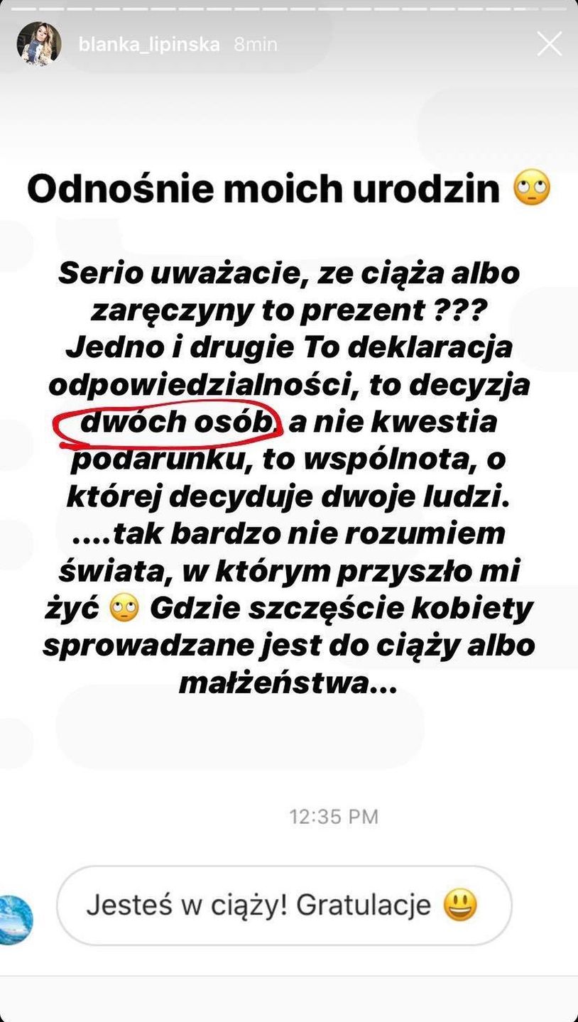 Blanka Lipińska dementuje plotki o ciąży