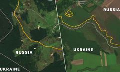 Są zdjęcia z granicy. "Przygotowania do wojny w Rosji"