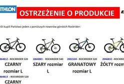 Decathlon apeluje od klientów o zwrot rowerów. Ramy mogą się złamać