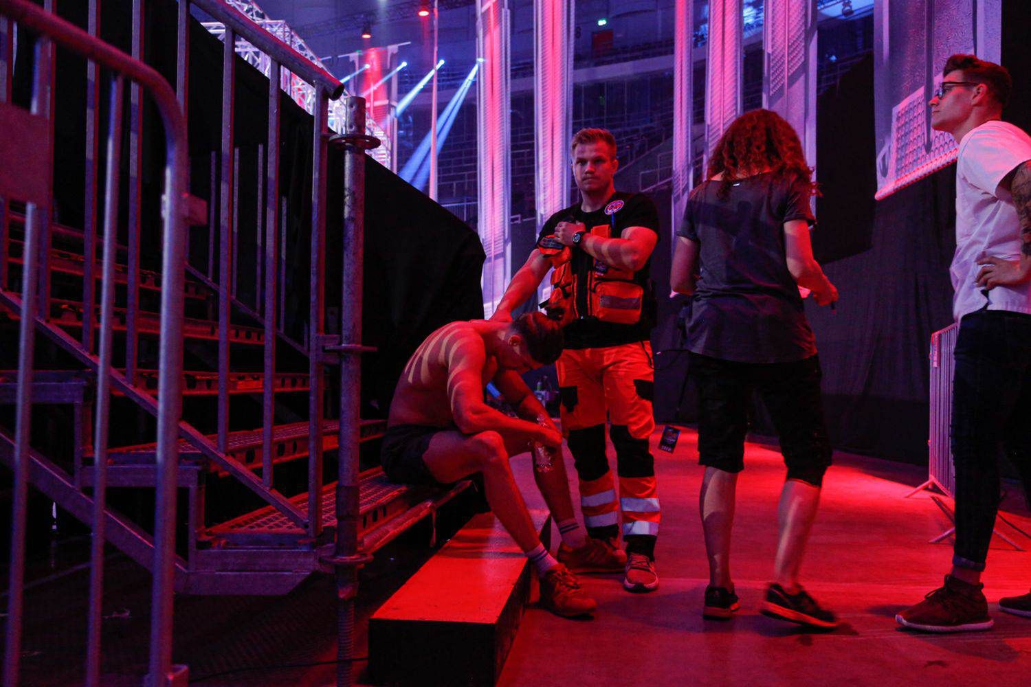 Michał Baryza w finale "Ninja Warrior Polska" fot. Sebastian Lutek