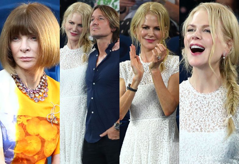 Nicole Kidman, Keith Urban i Anna Wintour bawią się na Australian Open