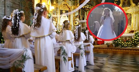 Dziewczynka chwyciła za mikrofon. Wszyscy goście zamarli