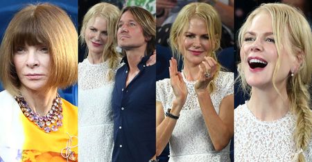 Podekscytowana Nicole Kidman zabrała męża i torebkę za 16 tysięcy na półfinały Australian Open (ZDJĘCIA)