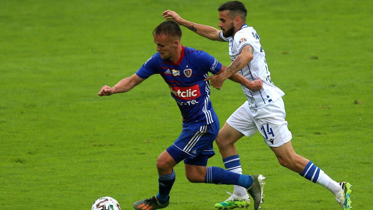 PAP / Andrzej Grygiel / Na zdjęciu: Sebastian Milewski (z lewej) i Dani Ramirez (z prawej)