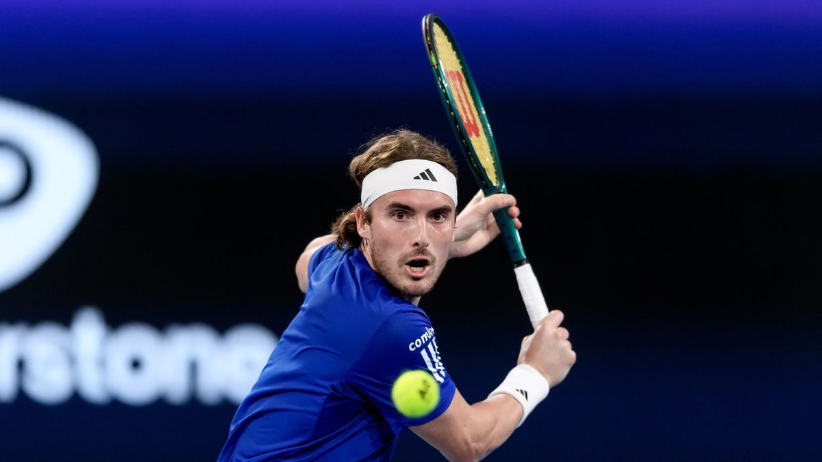 PAP/EPA / Steven Markham / Na zdjęciu: Stefanos Tsitsipas