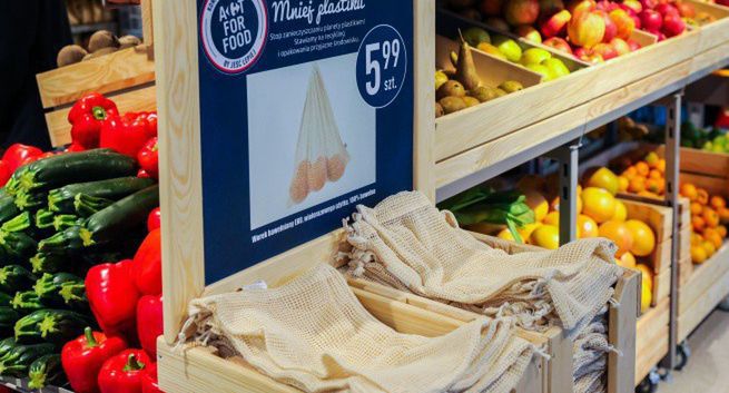 Carrefour: wielorazowe bawełniane worki zamiast plastikowych zrywek