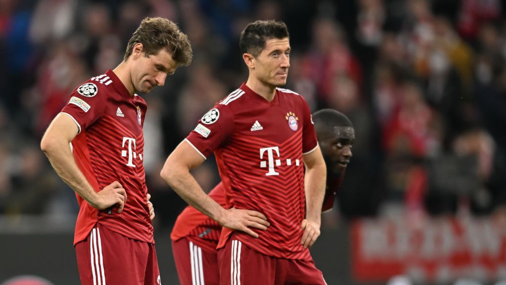 Getty Images / Na zdjęciu: Robert Lewandowski (P) i Thomas Mueller (L)