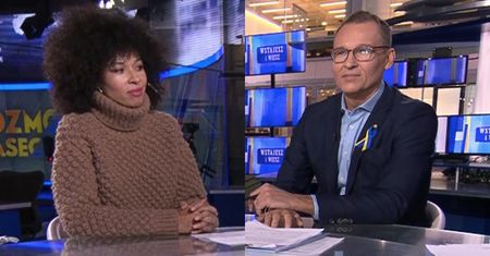 Robert Kantereit zażartował z afro Omeny Mensah: "Uczesz się, żebyś się w kadrze zmieściła". Nagrano jej REAKCJĘ