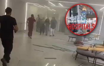 Szpital w Izraelu zaatakowany. Jest nagranie ze środka