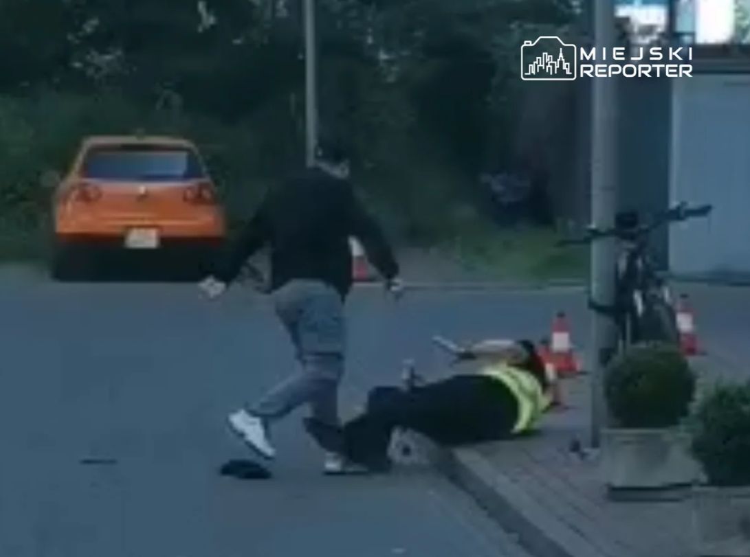 Szokujące nagranie. Policja zatrzymała agresora