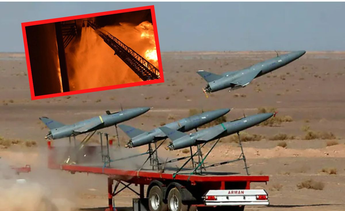 Irańskie drony kamikaze zaatakowały Białą Cerkiew