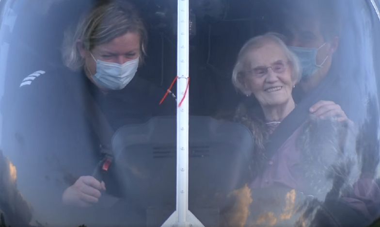 104-latka chciała odwiedzić rodzinę. Jak dotarła? Nie uwierzysz