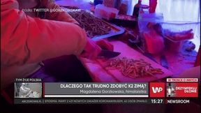 Magdalena Gorzkowska o ciężkich warunkach podczas wyprawy na K2. "Nie można już patrzeć na to jedzenie"
