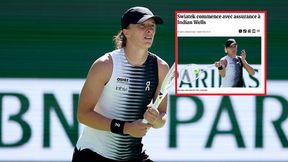 Światowe media komentują wynik meczu Świątek