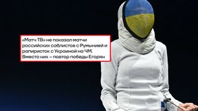 Rosjanie tego nie pokazali. Ich drużyna przegrała z Ukrainą
