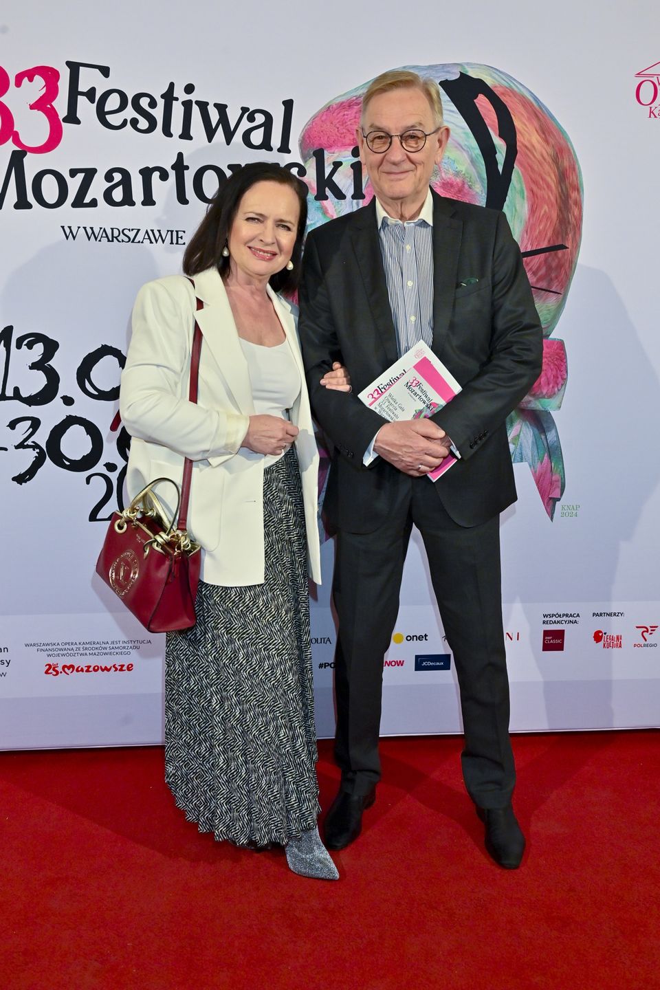 Jolanta Fajkowska z mężem