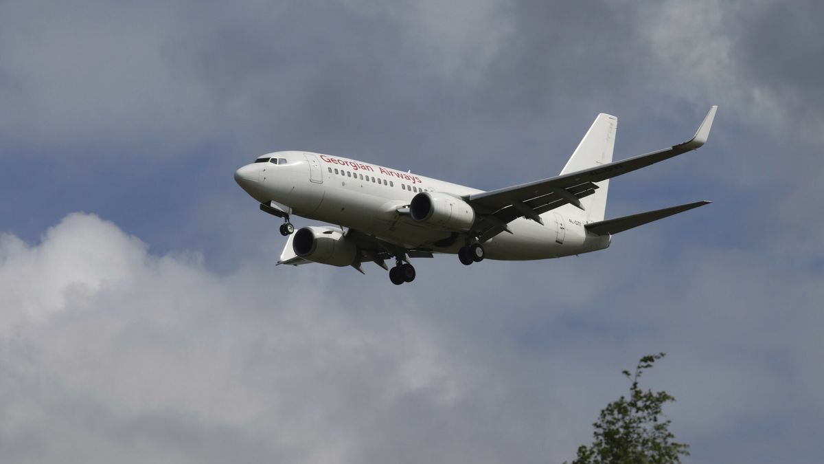 TemporaryThe first Georgian Airways' plane lands at the Vnukovo International Airport outside Moscow, Russia, Saturday, May 20, 2023. Direct flights resumed on Friday between Russia and Georgia amid protests and sharp criticism from the South Caucasus nation's president, just over a week after the Kremlin unexpectedly lifted a four-year-old ban despite rocky relations. (AP Photo)