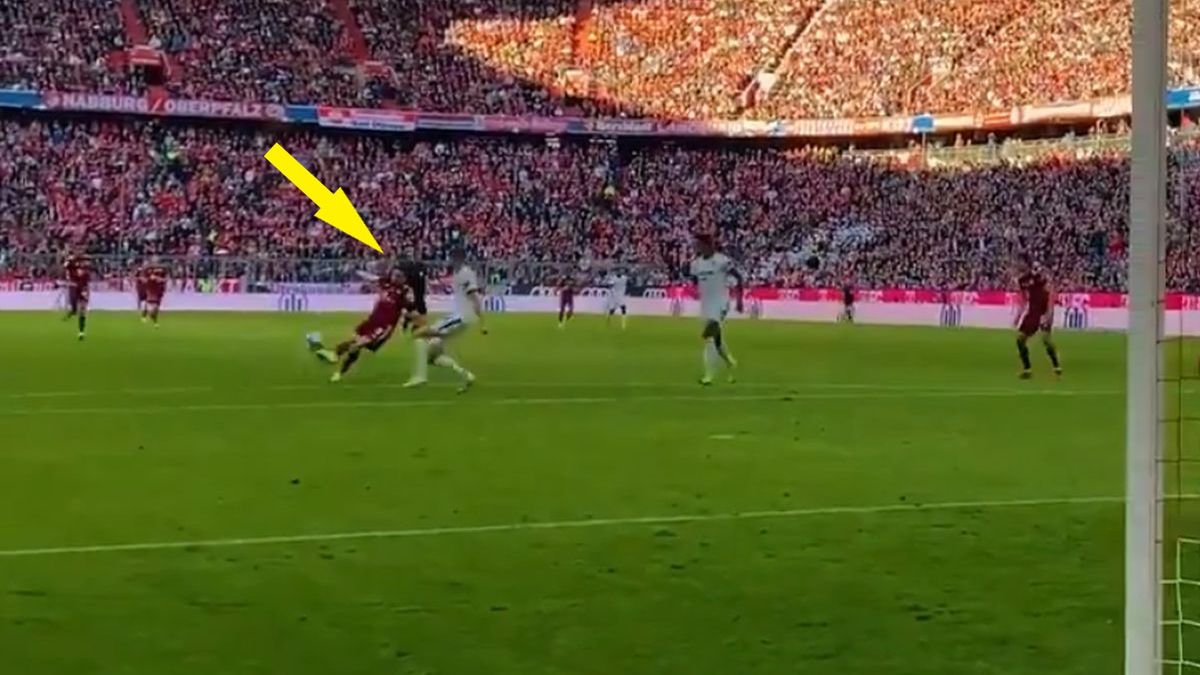 gol Roberta Lewandowskiego (Bayern) w meczu z Hoffenheim