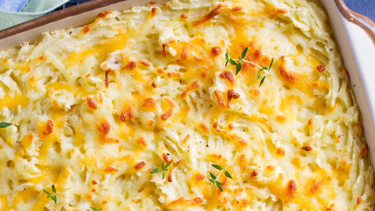 Zapiekanka z serka wiejskiego