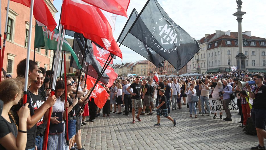 Koronawirus w Polsce. Marsz Zwycięstwa. Sąd rozpatrzył odwołanie narodowców (zdjęcie archiwalne)