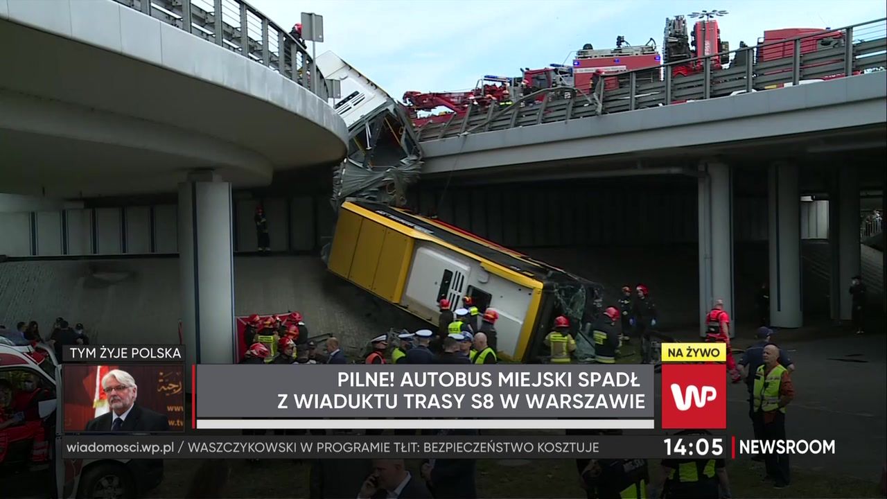 Warszawa Wypadek Autobusu Na S8 Akcja Strażaków Jest Jak Gra W Ciężkie Bierki Wp Wiadomości 3389