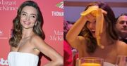 Miranda Kerr przyszła na elegancką galę z... własnym jedzeniem! Nie tknęła nawet wina