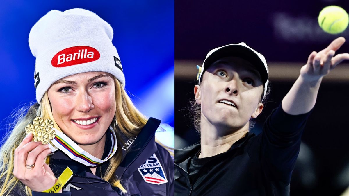 Mikaela Shiffrin i Iga Świątek