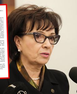 Elżbieta Witek zabiera głos ws. swojego męża. "Jestem wstrząśnięta"