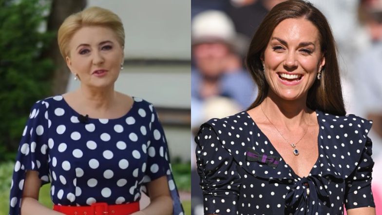 Agata Duda i księżna Kate