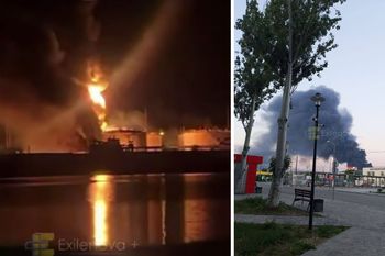 Atak na Krym. Płonie terminal paliwowy w Kerczu