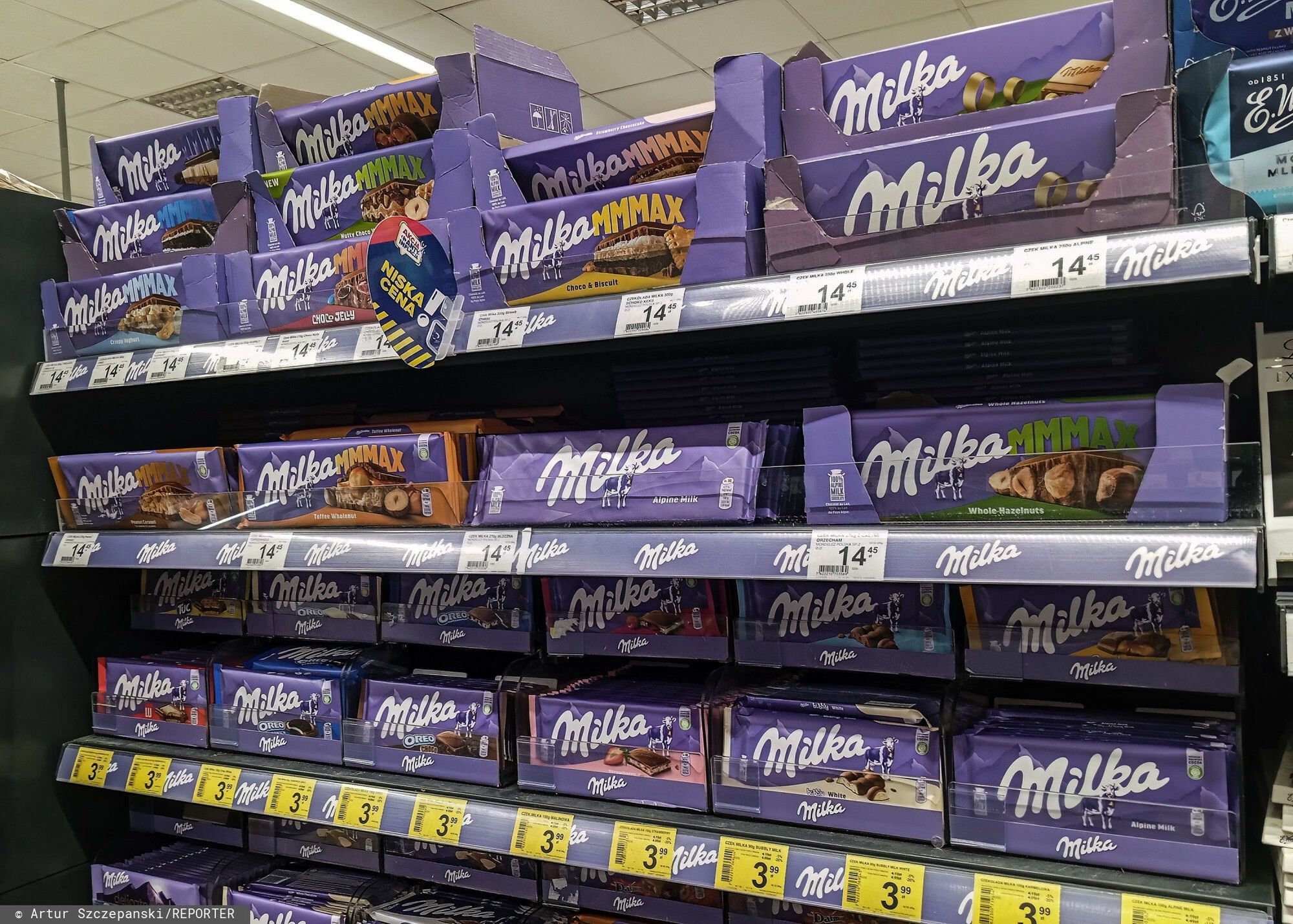 Milka zmieniła rozmiary swoich czekolad i jest za to krytykowana