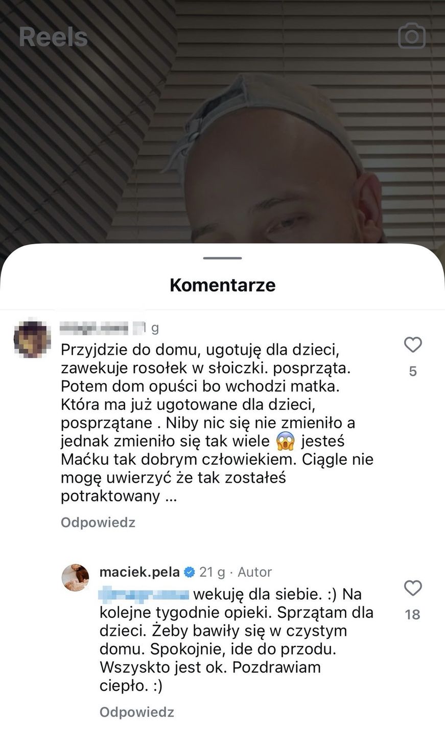 Maciej Pela odpowiada na komentarz