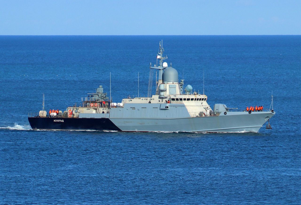 Russian missile corvette deployed to Caspian Sea raises Ukraine threat