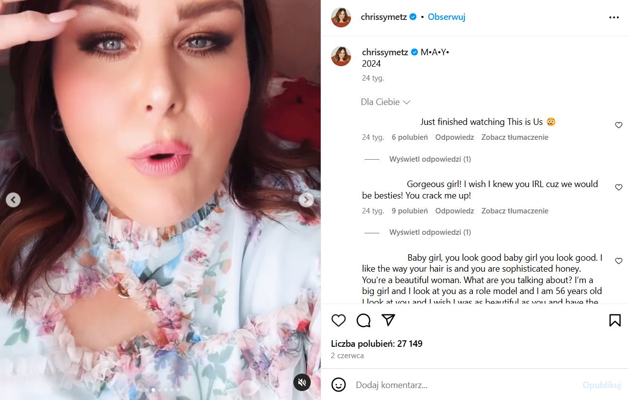 Chrissy Metz może się pochwalić znaczną utratą wagi