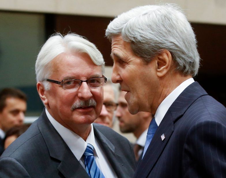 Na zdjęciu szef polskiej dyplomacji Witold Waszczykowski i jego amerykański odpowiednik John Kerry