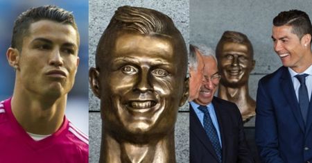 Tak wygląda nowy pomnik Cristiano Ronaldo... Poznajecie? (ZDJĘCIA)