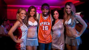 Cheerleaders Prokom podczas "Polish Heritage Night" w Phoenix