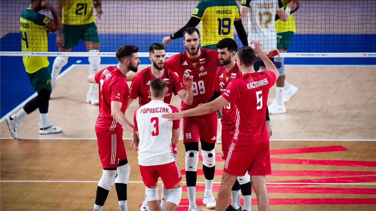 Materiały prasowe / FIVB / Na zdjęciu: siatkarze reprezentacji Polski