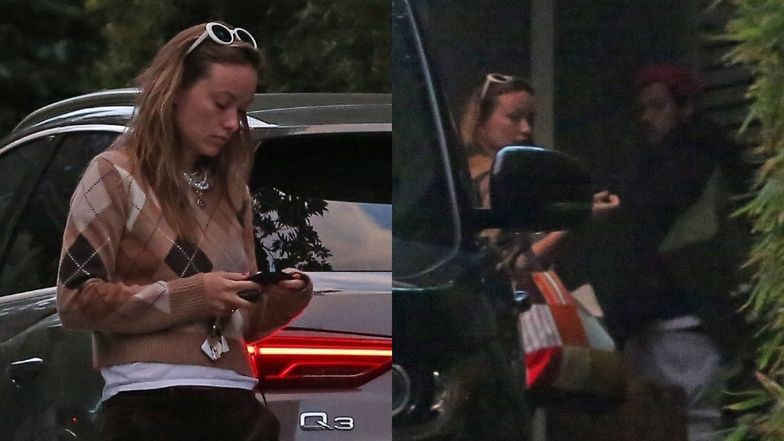 Harry Styles i Olivia Wilde przyłapani pod willą muzyka w Los Angeles (ZDJĘCIA)