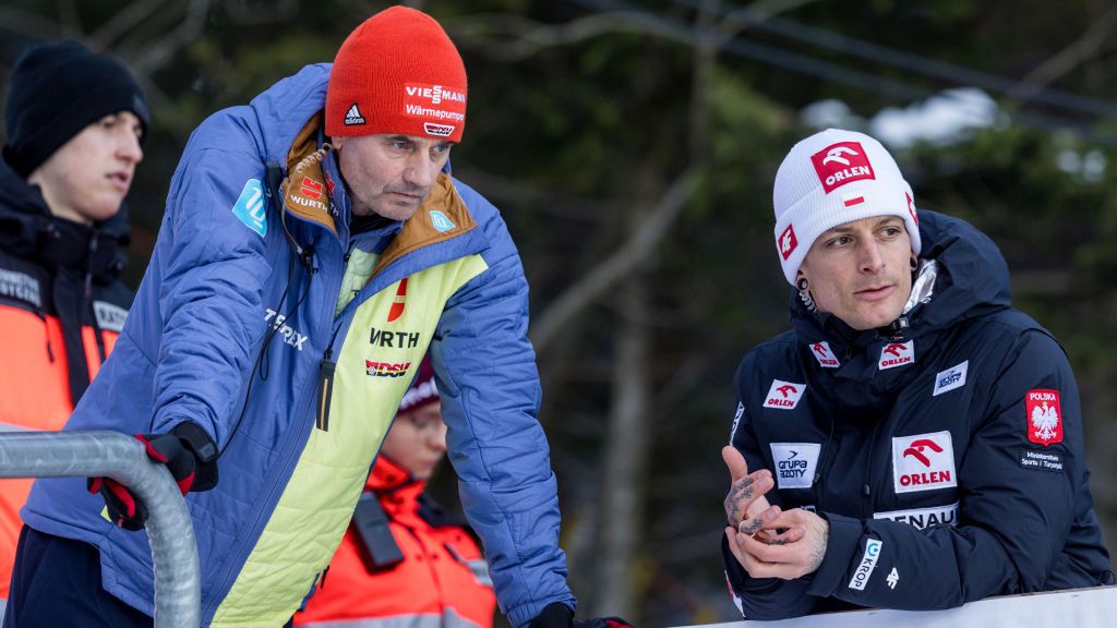 Getty Images / Foto Olimpik/NurPhoto / Na zdjęciu od lewej: Stefan Horngacher i Thomas Thurnbichler