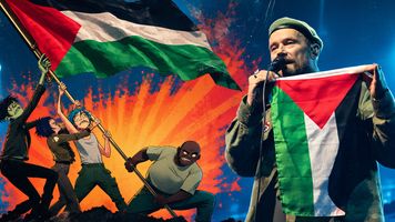 Damon Albarn z flagą Palestyny. Mocny gest lidera Gorillaz po aferze z Macklemore'em